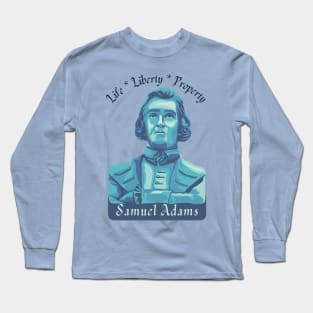 Samuel Adams Portrait and Quote Long Sleeve T-Shirt